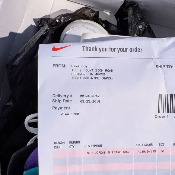 Jordan Retro 5 - Picture 8 of 9